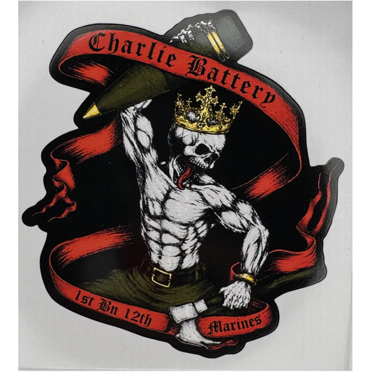 Charlie Battery, 1st Bn 12th Marines Sticker