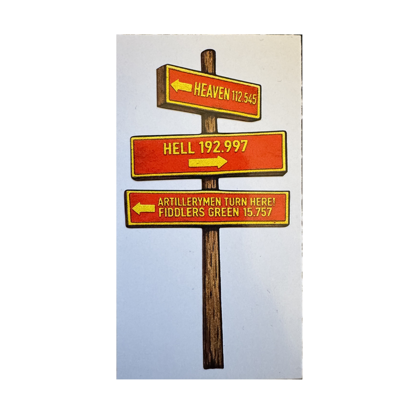 Fiddlers Green Sign